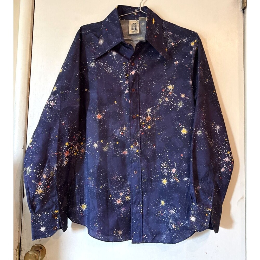 VTG Kennington Walt Disney Productions Fantasia Disco Shirt 70's | Men's Large
